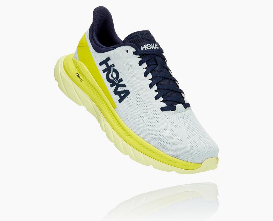 Hoka One One Løbesko Herre - Mach 4 - Hvide - 970864PDM